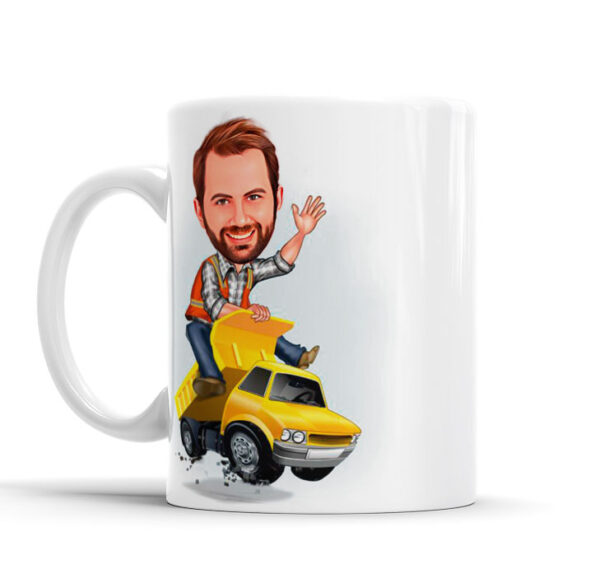 Caneca Personalizada Com Caricatura Engenheiro  Envio Rápido 325ml