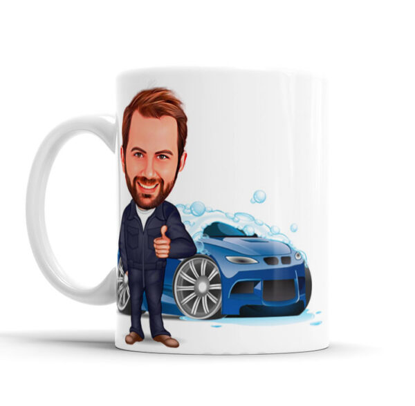 Caneca Personalizada Com Caricatura Apaixonado Carros Envio Rápido 325ml