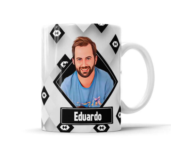 Caneca Caricatura E Nome Modelo Profissional de Administração Presente Ideal