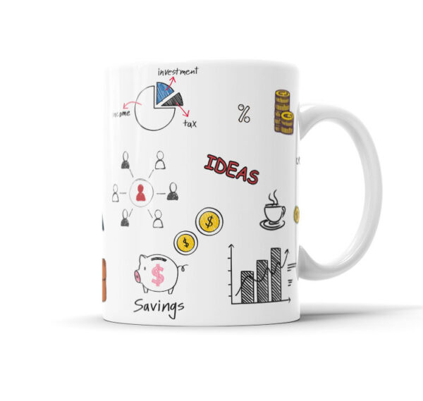 Caneca Avatar Caricatura Personalizada De Profissões - Administrador - 325ml - Image 2