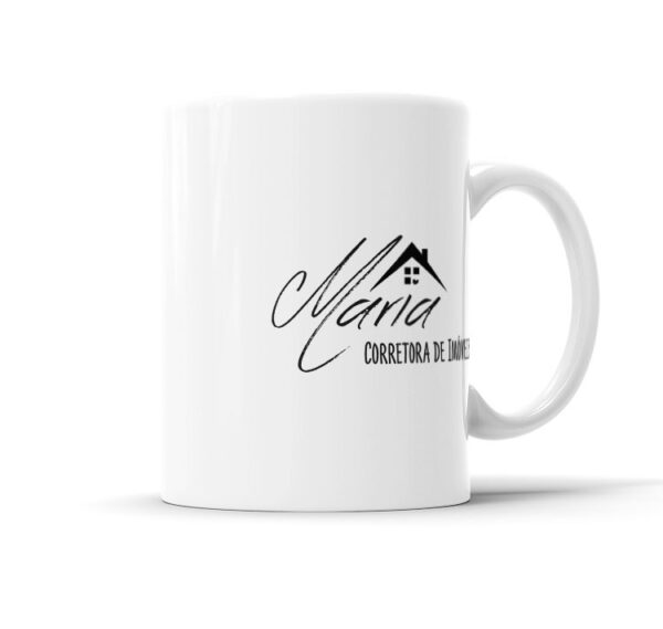 Caneca Personalizada Com Caricatura Corretora de Imóveis Envio Rápido 325ml - Image 2