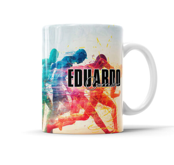 Caneca Com Caricatura Personalizada Avatar Corredor Divertidas 325ml - Image 2