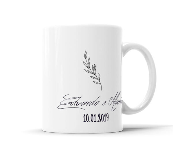 Caneca Personalizada Com Caricatura Convite Casamento Envio Rápido 325ml - Image 2