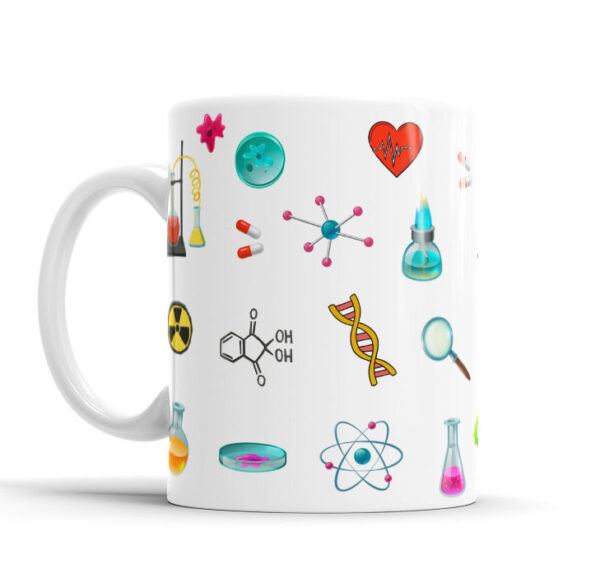 Caneca Personalizada Com Caricatura Envio Rápido - Biomedicina - 325ml - Image 4