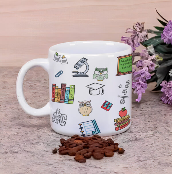 Caneca Com Caricatura Personalizada De Profissões - Professor - 100ml