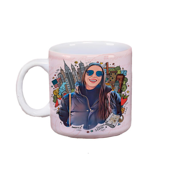 Caneca Personalizada Com Caricatura Envio Rápido 100ml