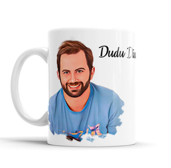 Xicara Personalizada Caneca Com Caricatura Envio Rapido Com Logo 325ml