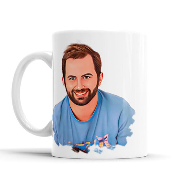 Xicara Personalizada Caneca Com Caricatura e Nome Envio Rapido 325ml