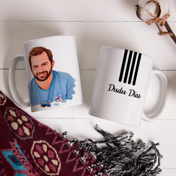 Xicara Personalizada Caneca Com Caricatura e Nome Envio Rapido 325ml - Image 4