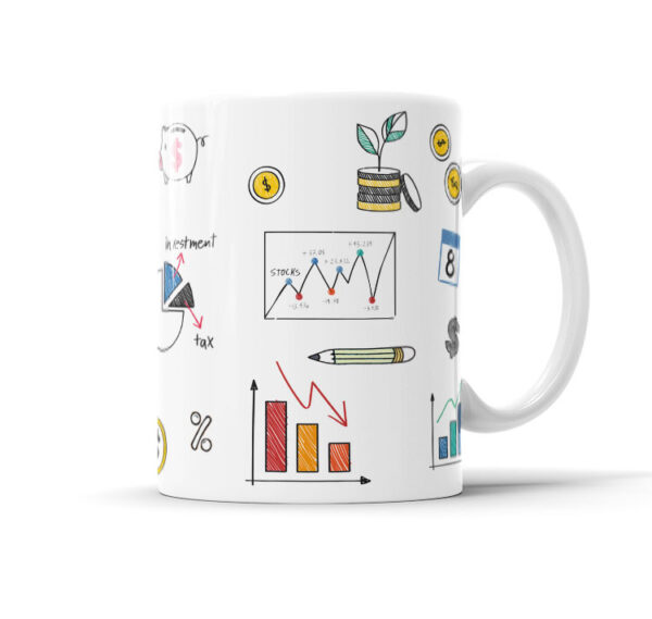 Caneca Avatar Caricatura Personalizada De Profissões - Contabilidade - 325ml - Image 2