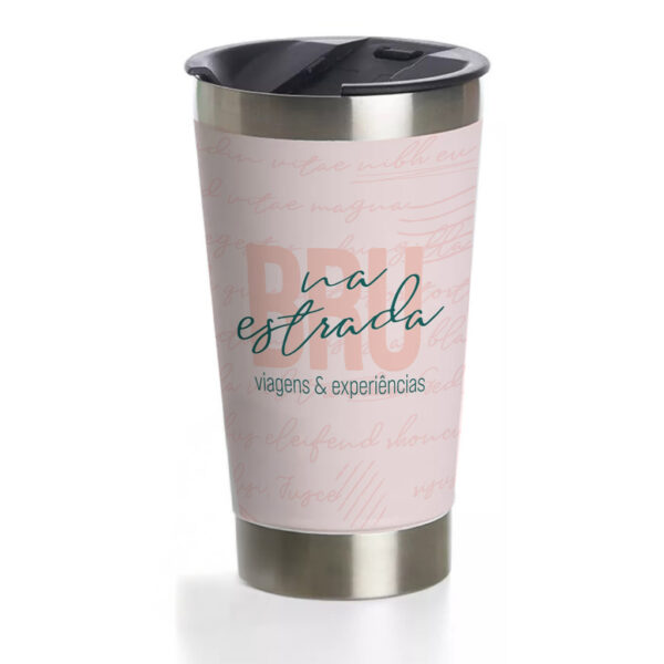Copo Térmico Personalizada Com Caricatura Envio Rápido 475ml