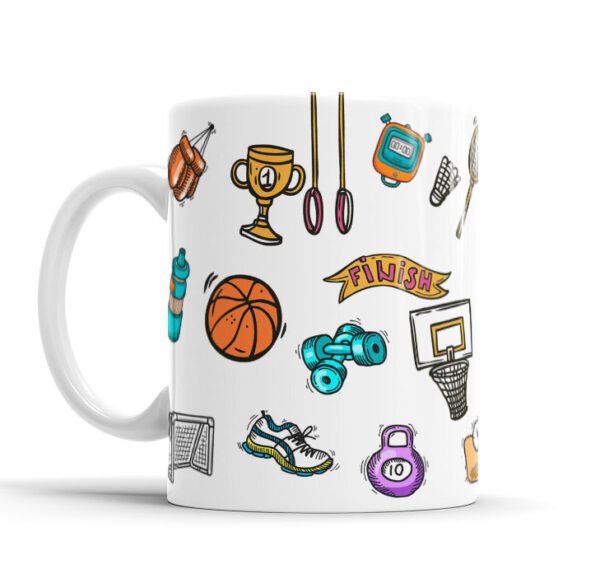 Caneca Personalizada Com Caricatura Envio Rápido - Educação Física - 325ml - Image 4