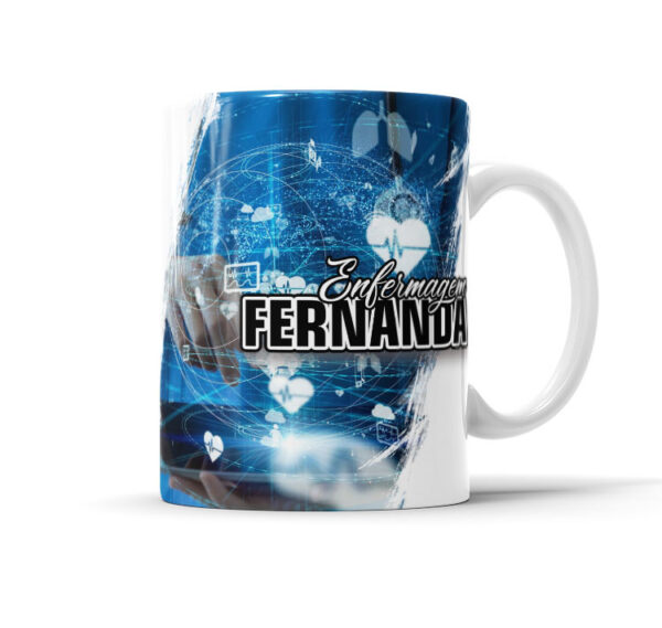 Caneca Com Caricatura Personalizada Avatar Enfermagem Divertidas 325ml - Image 2