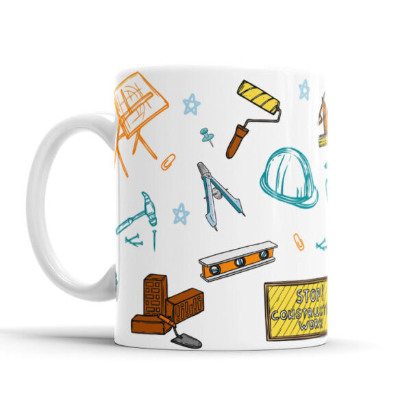 Caneca Personalizada Com Caricatura Envio Rápido - Engenharia - 325ml - Image 4