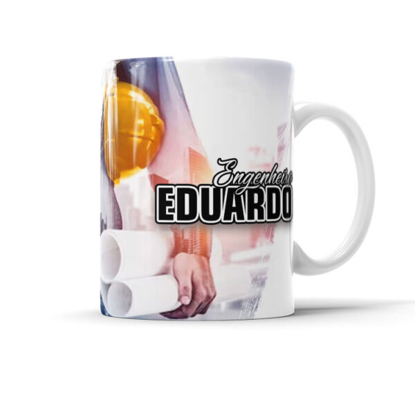 Caneca Com Caricatura Personalizada Avatar Engenheiro Divertidas 325ml - Image 2