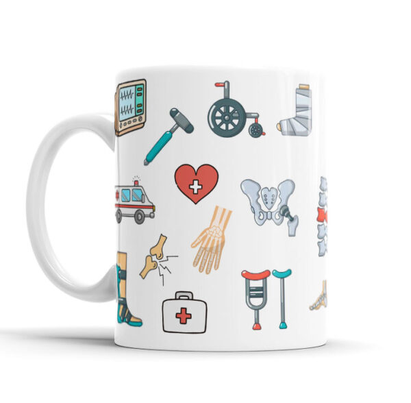 Caneca Personalizada Com Caricatura Envio Rápido - Fisioterapia - 325ml - Image 4