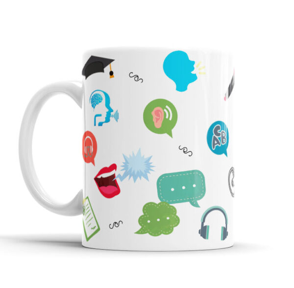 Caneca Personalizada Com Caricatura Envio Rápido - Fonoaudiologia - 325ml - Image 4