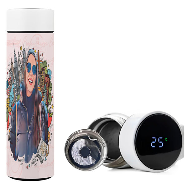 Garrafa Térmica Personalizada Com Caricatura E Envio Rápido - Image 2