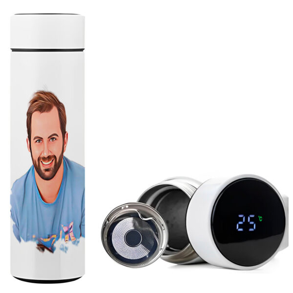 Garrafa Térmica Personalizada Com Caricatura - Envio Rápido - Image 2