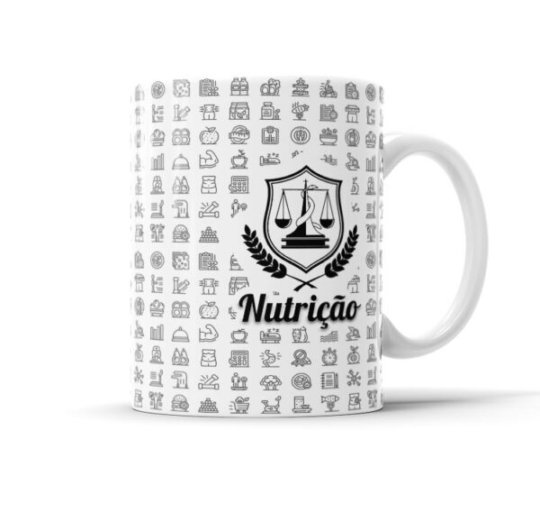 Caneca De Profissão Com Caricatura E Nome Nutricionista Envio Rápido 010 - Image 2