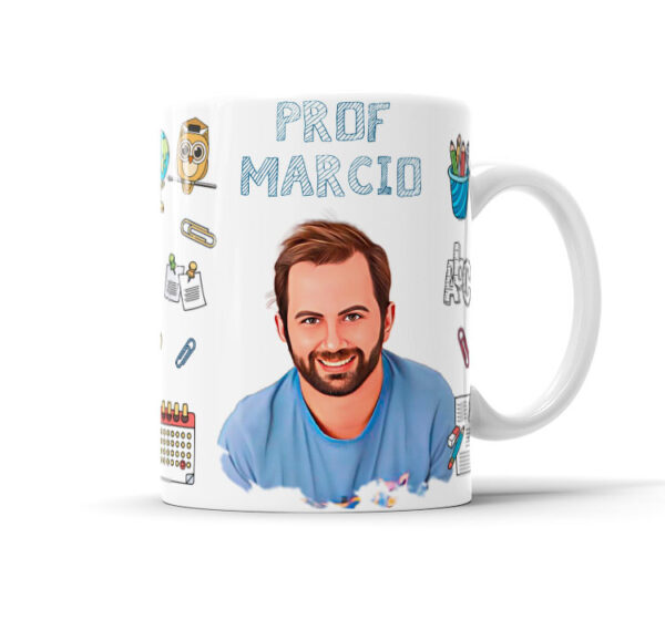 Caneca Personalizada Com Caricatura Envio Rápido - Professor - 325ml - Image 5
