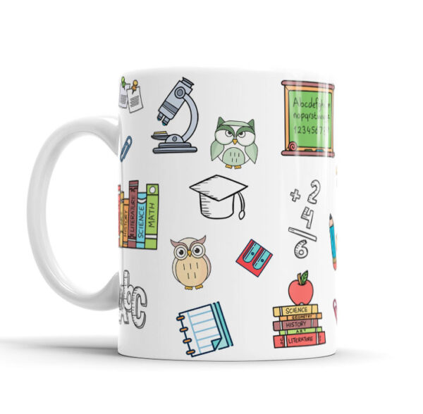 Caneca Personalizada Com Caricatura Envio Rápido - Professor - 325ml - Image 2