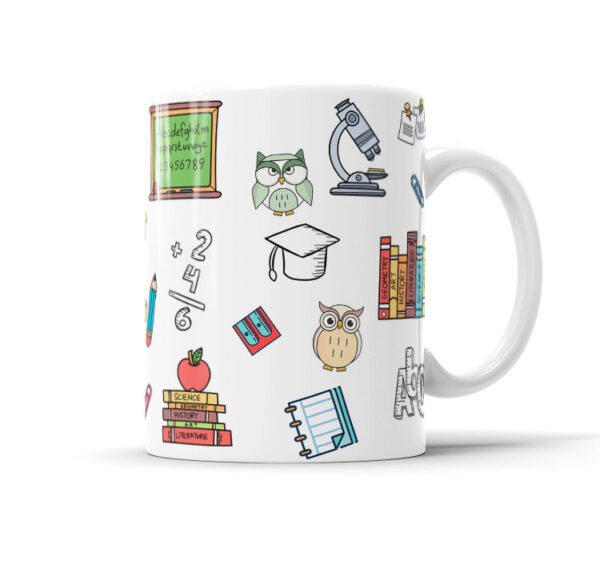 Caneca Avatar Caricatura Personalizada De Profissões - Professor - 325ml - Image 2